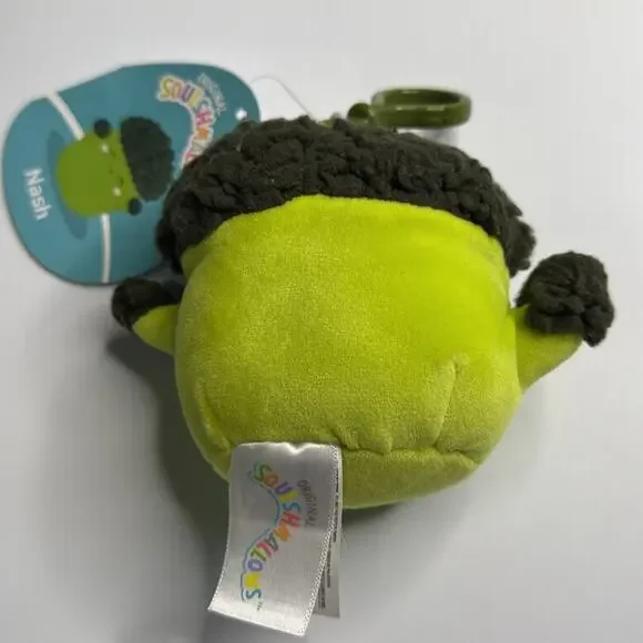 NWT Nash the Broccoli Squishmallow Clip HTF 3.5" - Picture 2 of 3